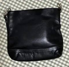 【訳あり】COACH コーチ レザーバッグ F01414 本体のみ ブラック