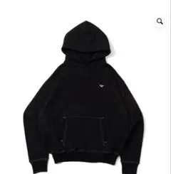 BlessU ブラックパーカー Lサイズ blessU似ダークグレー Lサイズ パーカーダブルジップ短丈 - メルカリ