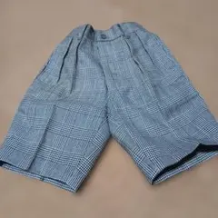 チェック柄ハーフパンツ 120サイズ