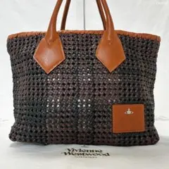 【極美品】ヴィヴィアンウエストウッド イントレチャート トートバッグ A4可