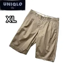オールドユニクロ 90s ツータック チノショートパンツ XL ベージュのサムネイル