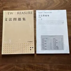 NEW TREASURE 文法問題集 ステージ3と解答　ニュートレジャー