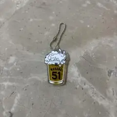 乾杯キャンペーン2025 ビールグラス型アクリルキーホルダー 中野拓夢　51