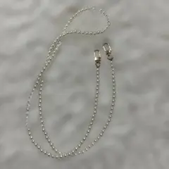 スマホストラップ、パール