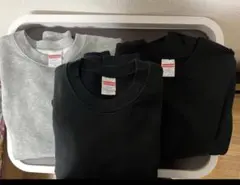 United Athle ユナイテッドアスレ スウェット 黒2枚 グレー1枚