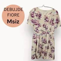 DEBUJDEFIORE デビュードフィオレ 花柄 ワンピース ひざ丈