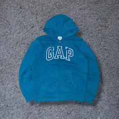 90s OLD GAP ジップパーカー デカロゴ 短丈 archive y2k