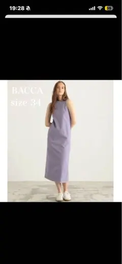 BACC バッカ コットンピケ タンクトップドレス ブラック - メルカリ