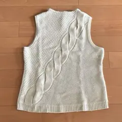 LOBJIE ケーブルニット ベスト