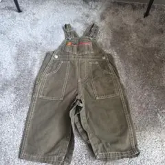 ミキハウス カーキ オーバーオール