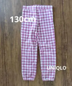 ピンクと白のチェック柄パジャマ Mサイズ