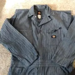 dickiesダークブルー系カバーオールつなぎ　L REG 42/44