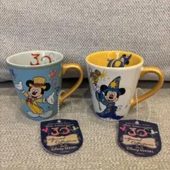 新品未使用品ディズニー30周年記念コレクタブルマグカップセット