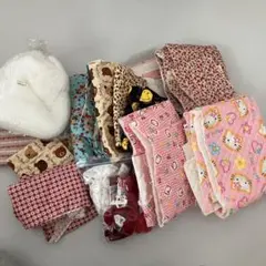 【バラ売り不可】ハローキティ クマ柄 花柄 キルト生地 はぎれセット まとめ売り