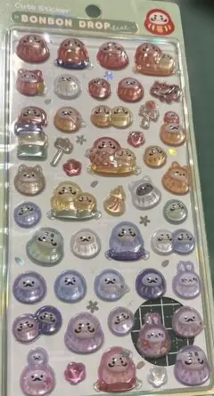 ボンボンドロップシール　和柄　だるま　正規品