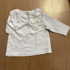 襟付き 白Tシャツ