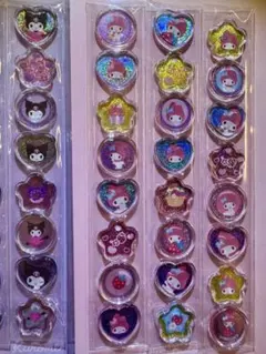 【正規品】クロミ　マイメロ　計32個　おはじきふうシール　サンリオ