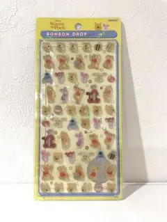 ボンボンドロップシール ミニ　くまのプーさん　ディズニー　正規品
