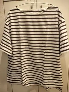 GLOBAL WORK ストライプ Tシャツ Lサイズ