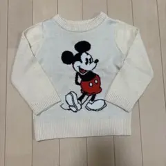 ブリーズ ミッキーマウス ニットセーター 長袖 ベビー服 90cm