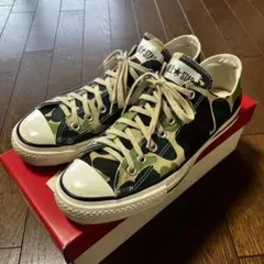 オールスターJ(日本製) 迷彩　カモフラ柄　28センチ　　廃盤　美品！ オールスターJ(日本製) 迷彩 カモフラ柄 28センチ 廃盤 美品！ - メルカリ