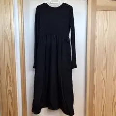 ローリーズファーム　ブラック　黒　切り替えワンピース　長袖
