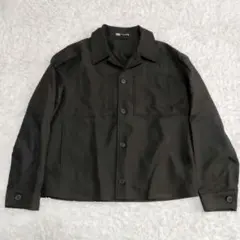 ZARA BOXY FIT OVERSHIRT ジャケット カバーオール 黒