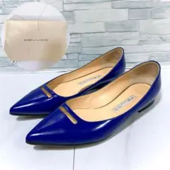PELLICO ペリーコ フラットシューズ 本革 アネッリ ブルー 37 24
