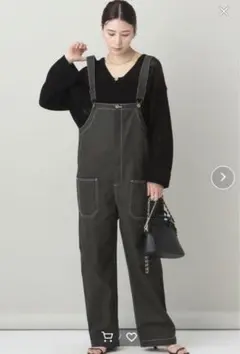 ☆極美品☆カレンソロジー 別注サテンオーバーオール ブラック - メルカリ