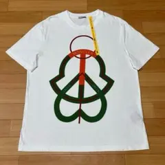 美品〕モンクレール クレイググリーン ホワイト L Tシャツ 5S249