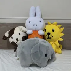 ♡美品·【希少】ミッフィー Dick Bruna 男の子ぬいぐるみ3人セット♡ Dick Bruna】ミッフィーぬいぐるみM オレンジ（トイ） | SHOO