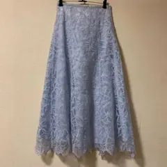 tocco 水色刺繍ロングスカート Ｍサイズ