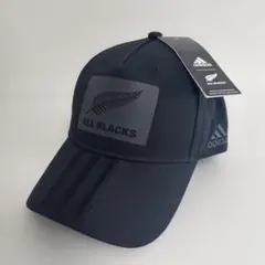 新品 adidas ALL BLACKS 3本線キャップ