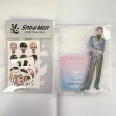 SnowMan 目黒蓮 アクリルスタンド、ステッカー