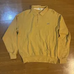 Crocodile ポロシャツ 長袖 メンズ イエロー
