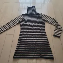 ストライプニットセーター