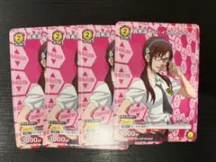 真希波・マリ・イラストリアス　4枚セット　プロモ　ユニアリ　ユニオンアリーナ