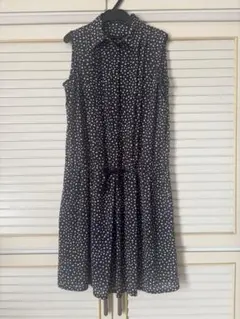 コムサイズム ひざ丈ワンピース