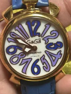 GaGa MILANO マヌアーレ40 シェル文字盤 稼働 美品のサムネイル
