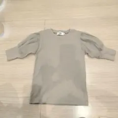 AZUL by moussy グレー Tシャツ トップスシアー S