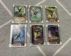 ムシキングカード　6枚セット