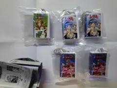 ガチャガチャ魔法騎士レイアース ビデオテープミニチュアチャームコレクション５点