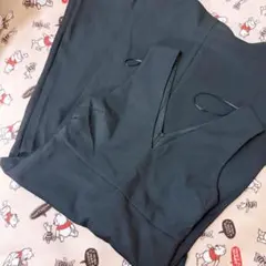 Vネックジャンパードレス 、GU、ブラック