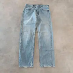 リーバイス W30 デニムパンツ ストレート ライトブルー 通勤 アメリカ 