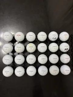 ⑤送料込み　タイトリスト　PRO V1x　ロストボール 24球セットのサムネイル