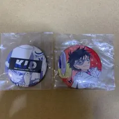 コナン　怪盗キッド　缶バッジ　２点