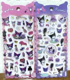 クリスタルぷっくりシール/クロミ/2点セット