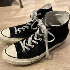 converse ct70 チャックテイラー スエード レザー 黒 ハイカット
