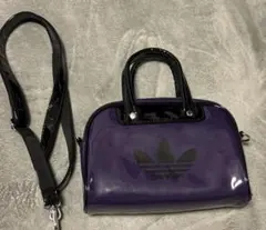 adidas パープル ミニボウリングバッグ