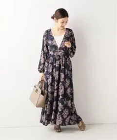 【さとちゃん】SLOBE IENADeveaux マルチパターンワンピース さとちゃん様専用】SLOBE IENADeveaux マルチパターンワンピース